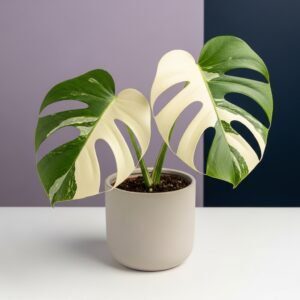 Variegated Monstera Plant