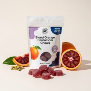 Blood Orange Cardamom Chews
