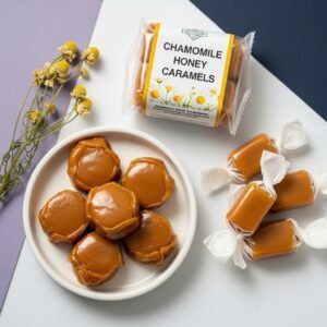 Chamomile Honey Caramels